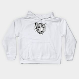 Snow Leopard Kids Hoodie